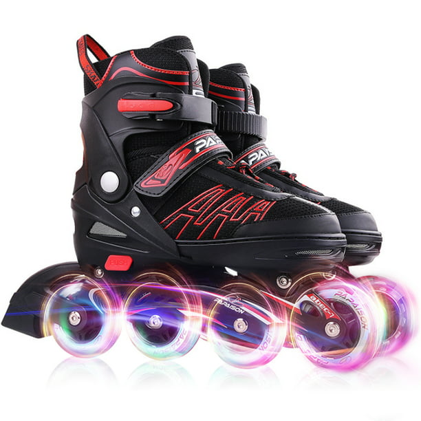 Details about   Hot！Adjustable Inline Skates Roller Blades Adult Kid Breathable Flashing Wheel 